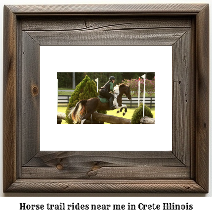 horse trail rides near me in Crete, Illinois